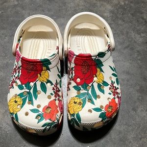 Floral Crocs